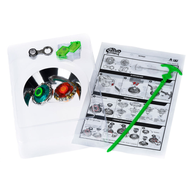 Дзиги та бойові арени - Дзиґа Infinity Nado Split Юрська Акула і Лицар-джедай (YW624605)#4