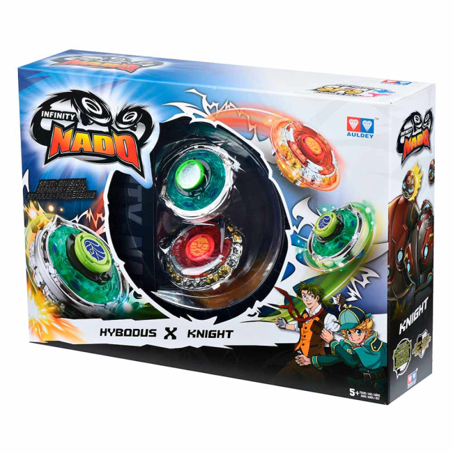 Дзиги та бойові арени - Дзиґа Infinity Nado Split Юрська Акула і Лицар-джедай (YW624605)#5