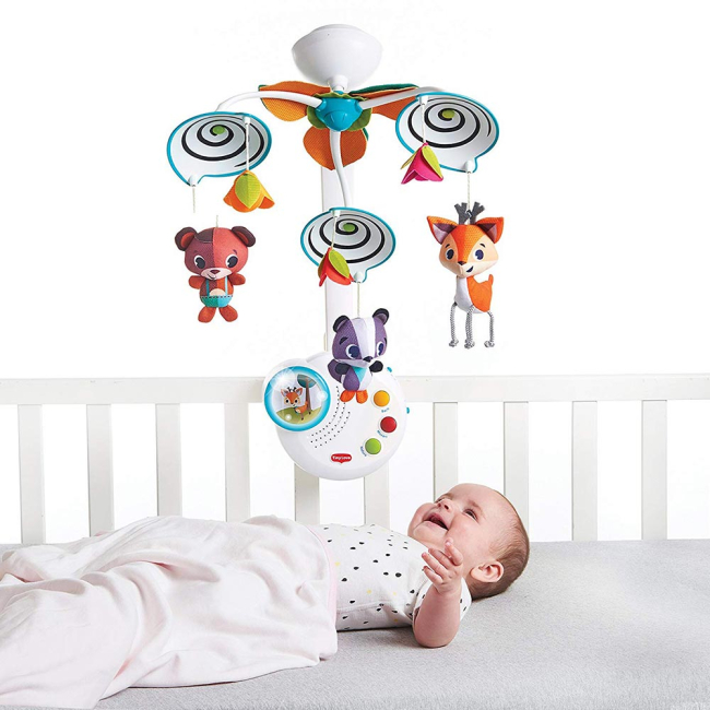 Підвіски, мобілі - Мобіль Tiny Love Лісові друзі із нічником із звуковим ефектом (1305106830)#3