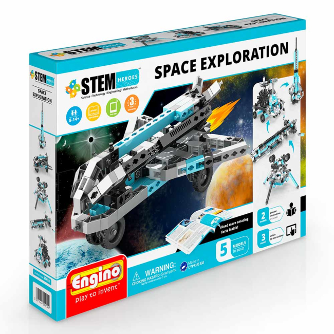 Конструкторы с уникальными деталями - Конструктор Engino Stem Heroes 5 в 1 Исследование космоса (STH51)#6