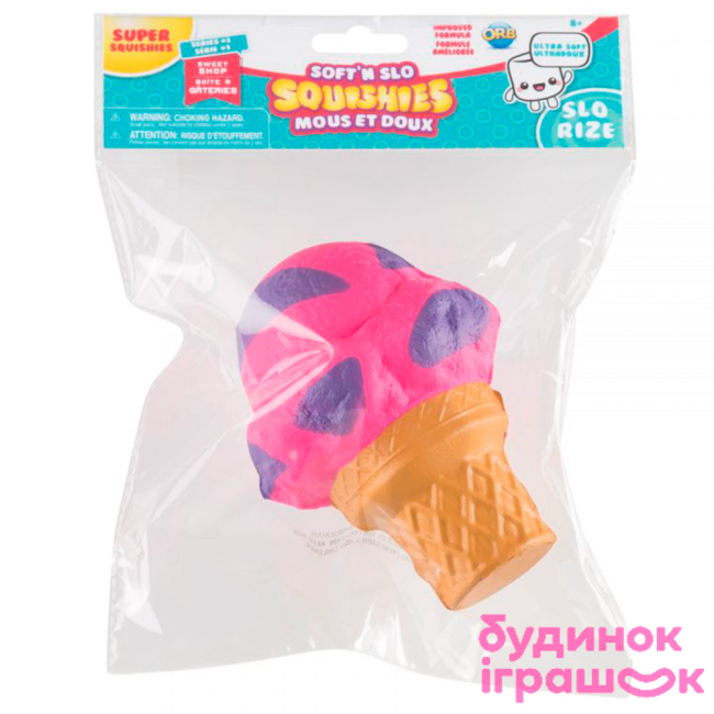 Антистрес іграшки - Сквіш Squishies Вишневе морозиво (54779)#2