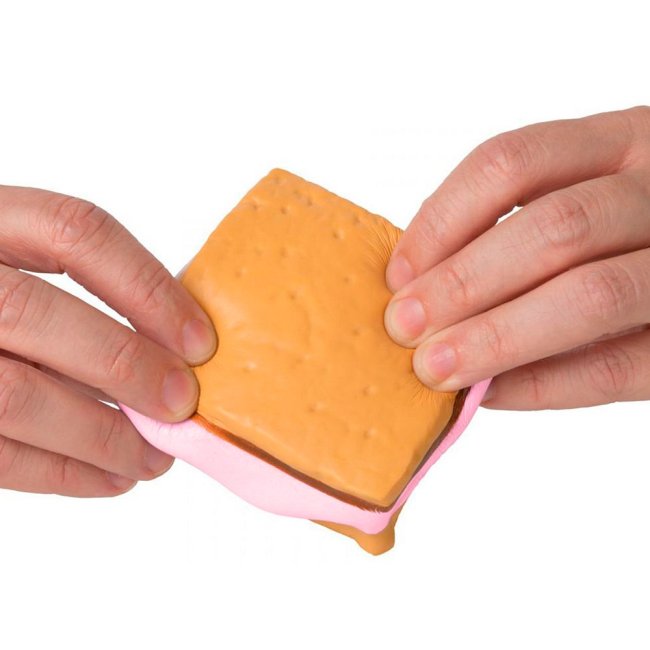 Антистресс игрушки - Сквиш Squishies Печенье с клубникой (54793)#3