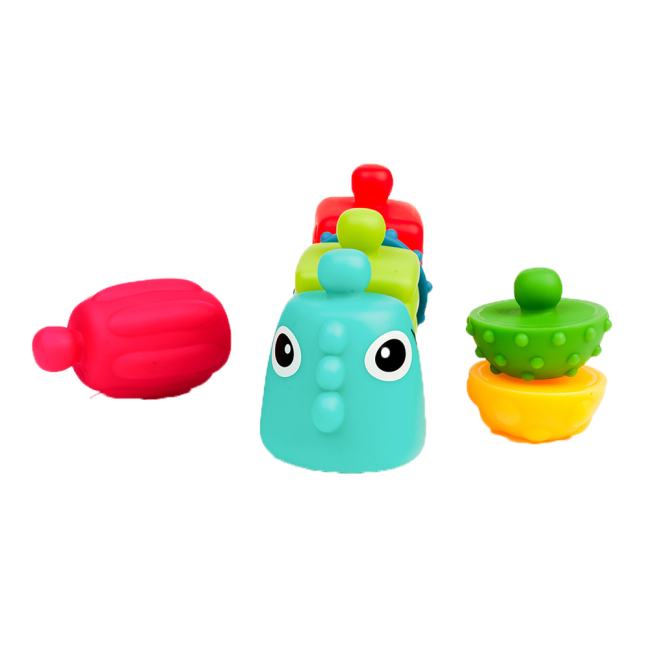 Розвивальні іграшки - Конструктор Sensory Текстурні блоки 8 деталей (217021S)#2