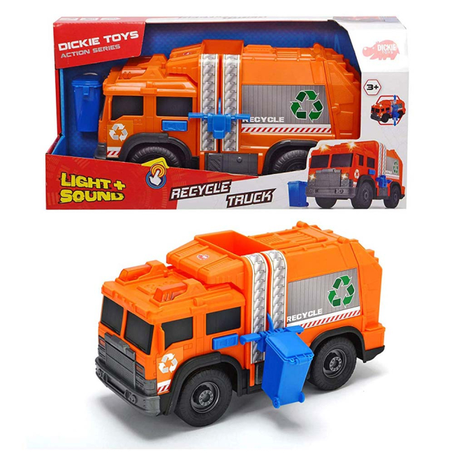 Транспорт и спецтехника - Мусоровоз Dickie Toys со светом и музыкой (3306001)#3