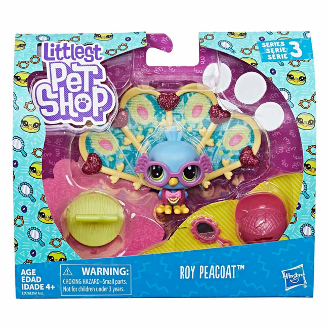 Фігурки персонажів - Іграшковий набір Littlest Pet Shop Преміум-звірятка Павлін Рой (E2161/E2429)#2
