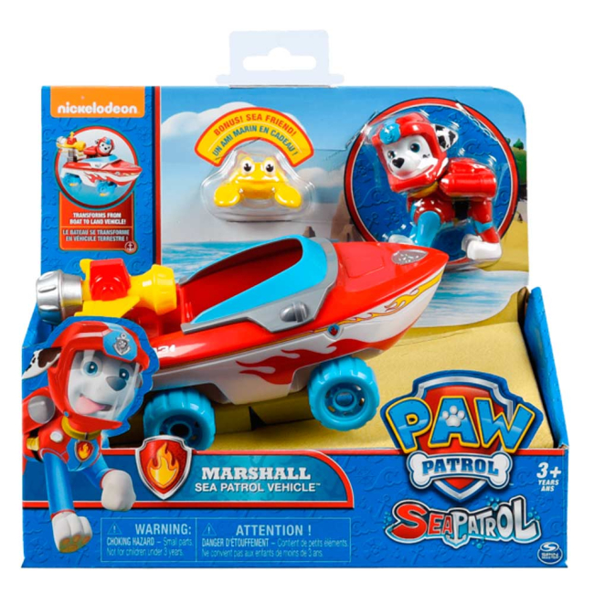 Фігурки персонажів - Фігурка персонажа Paw Patrol Морський патруль Маршал з рятівним автомобілем (SM16702/0532)#2