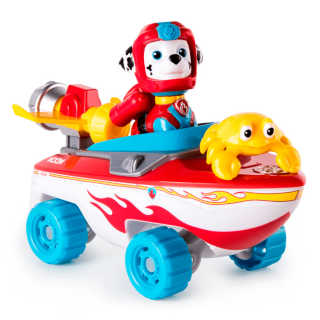 Фігурки персонажів - Фігурка персонажа Paw Patrol Морський патруль Маршал з рятівним автомобілем (SM16702/0532)#3