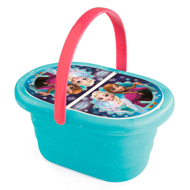 Детские кухни и бытовая техника - Набор посуды Smoby Frozen с набором для пикника (310578)#2