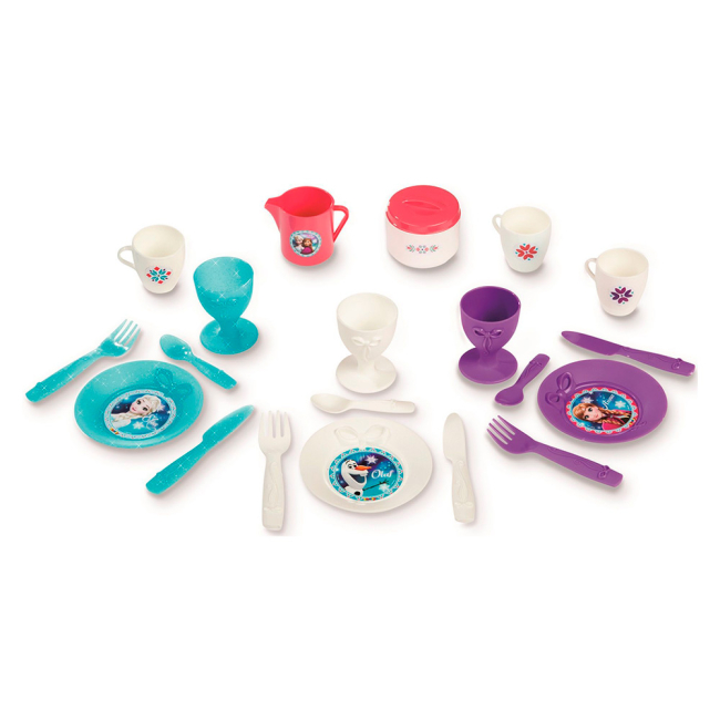 Детские кухни и бытовая техника - Набор посуды Smoby Frozen с набором для пикника (310578)#3