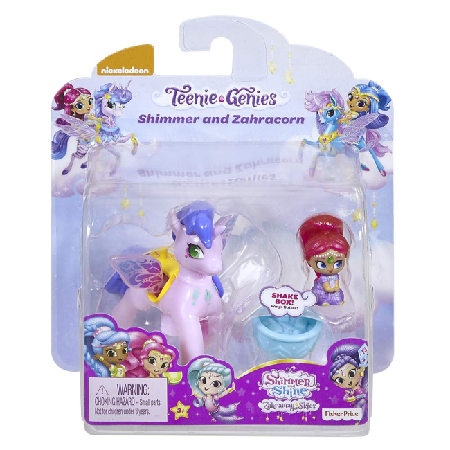 Ляльки - Ігровий набір Shimmer & Shine Міні-джин з єдинорогом Shimmer & Zahracorn (FPV96/FPW00)#2