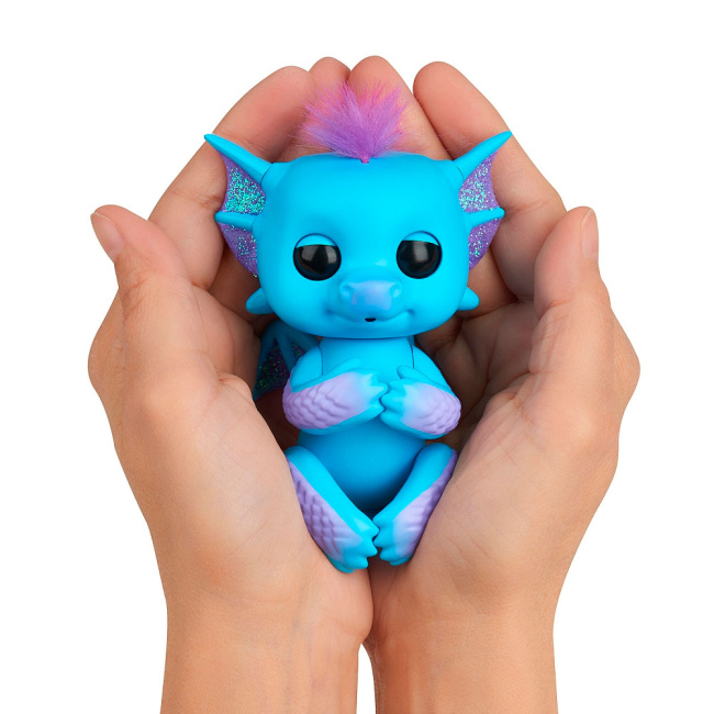 Фигурки животных - Интерактивная игрушка Fingerlings Дракончик Тара 12 см (W3580/3581)#3