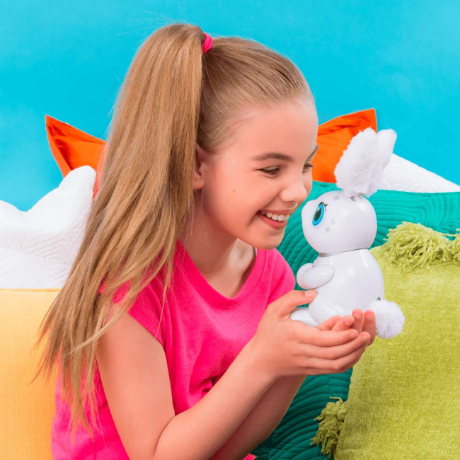 Фігурки тварин - Інтерактивна іграшка Zoomer Голодний кролик Хрумчик (SM14435/2544)#5