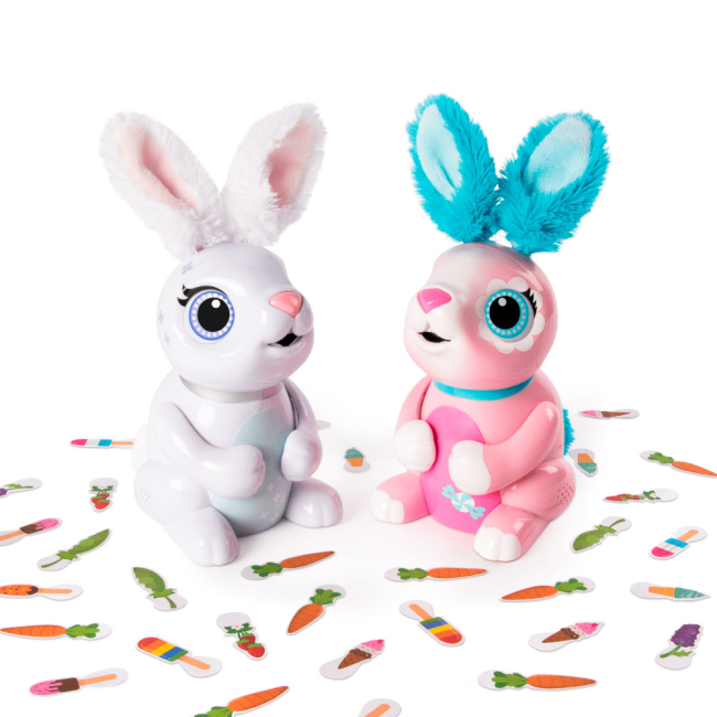 Фігурки тварин - Інтерактивна іграшка Zoomer Голодний кролик Жувастик (SM14435/2551)#4