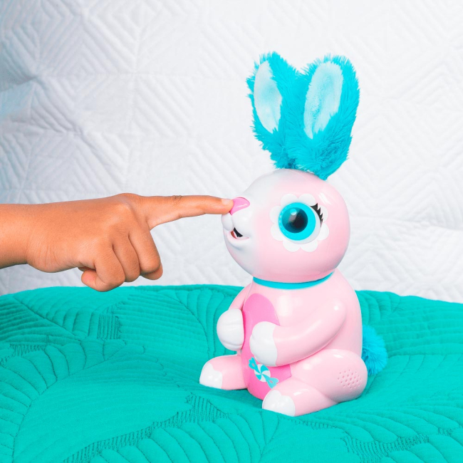 Фігурки тварин - Інтерактивна іграшка Zoomer Голодний кролик Жувастик (SM14435/2551)#5