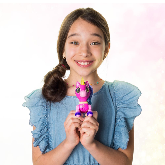 Фігурки тварин - Інтерактивна іграшка Zoomer Фешн-єдиноріг Зоряне сяйво (SM14437/3863)#4