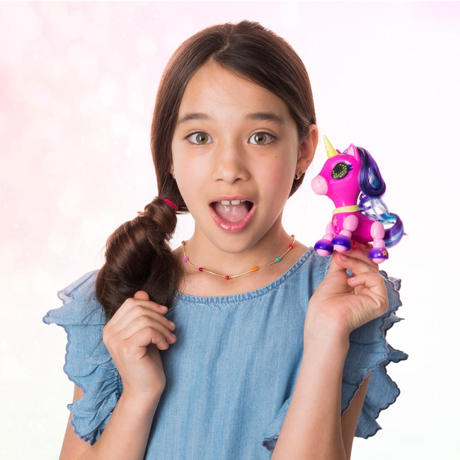 Фігурки тварин - Інтерактивна іграшка Zoomer Фешн-єдиноріг Зоряне сяйво (SM14437/3863)#5