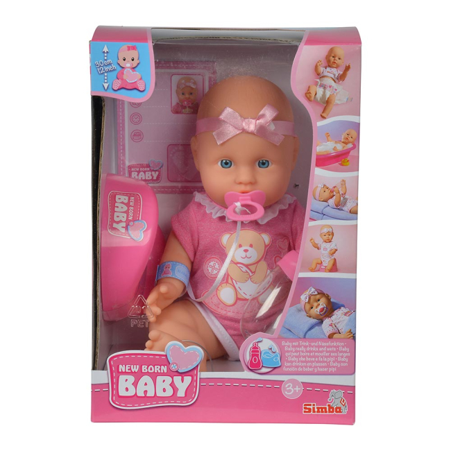 Пупсы - Пупс New Born Baby Уход за малышом (5030069)#2