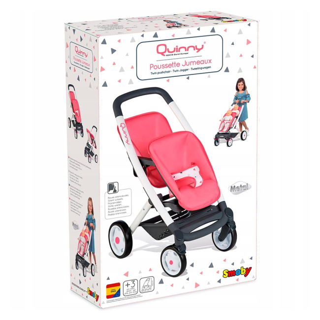 Транспорт и питомцы - Коляска Smoby Maxi-Cosi&Quinny для близнецов (253298)#4