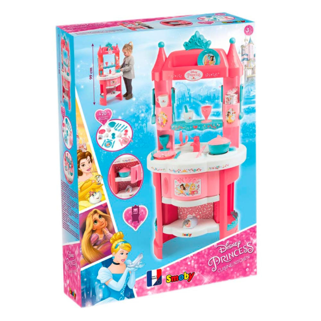 Детские кухни и бытовая техника - Кухня Smoby Дисней Принцесса Замок (311700)#4