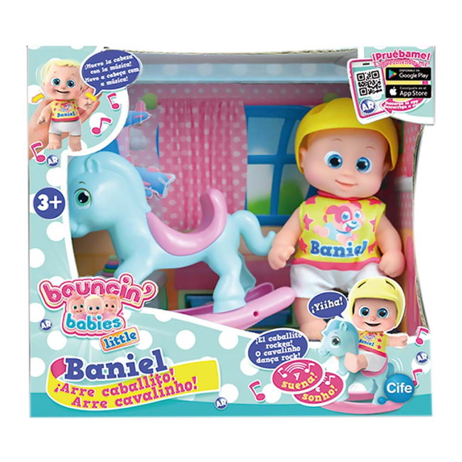 Пупси - Лялька Bouncin babies Baniel з коником (801003)#2