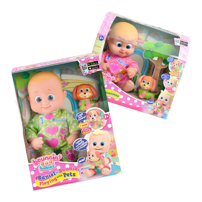 Пупсы - Куклы Bouncin babies Baniel and Bounie с животным (801013)#2