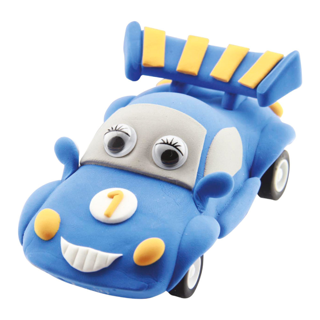 Набори для ліплення - Набір для ліплення Totum Синя гоночна машина (25387)#2