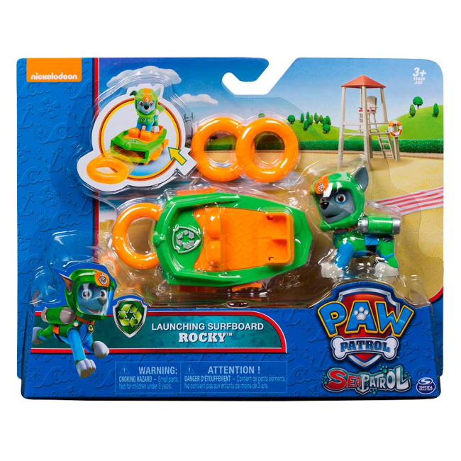 Фигурки персонажей - Коллекционная фигурка Paw Patrol Морской патруль Гонщик Рокки (SM16731/0402)#5