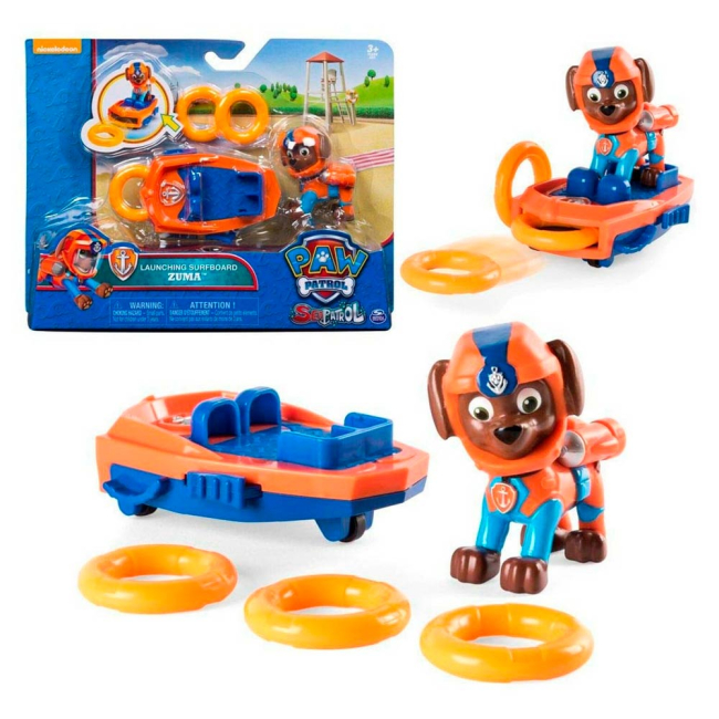 Фігурки персонажів - Колекційна фігурка Paw Patrol Морський патруль Гонщик Зума (SM16731/0419)#6