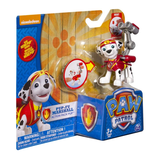Фігурки персонажів - Колекційна фігурка Paw Patrol Цуценята-супергерої Маршал (SM16655/2586)#2