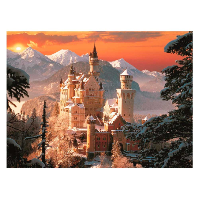 Пазли - Пазли Trefl Зимовий замок 3000 деталей (33025)#2
