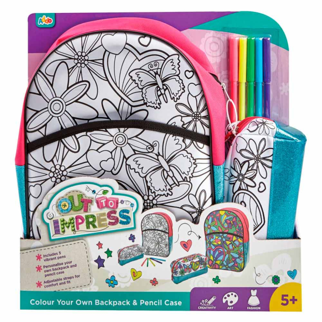 Товары для рисования - Набор Addo Out to impress рюкзак пенал и 5 маркеров (318-15102)#3
