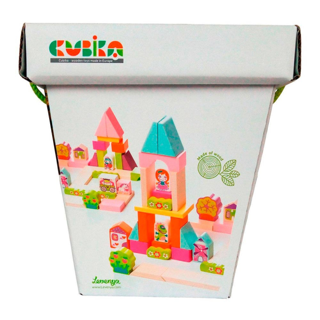 Розвивальні іграшки - Кубики Cubika Містечко для дівчаток (13906)#2
