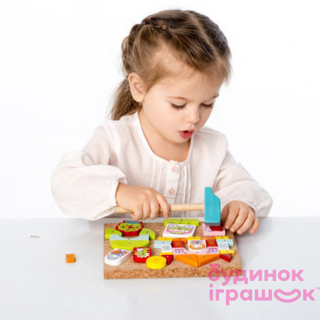 Развивающие игрушки - Деревянная игрушка Cubika Аппликация 2 (13890)#2