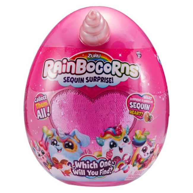 М'які тварини - М'яка іграшка-сюрприз Rainbocorns Реінбокорн-B 28 см (9201B)#3
