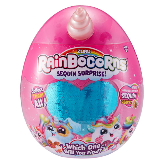М'які тварини - М'яка іграшка-сюрприз Rainbocorns Реінбокорн-B 28 см (9201B)#4
