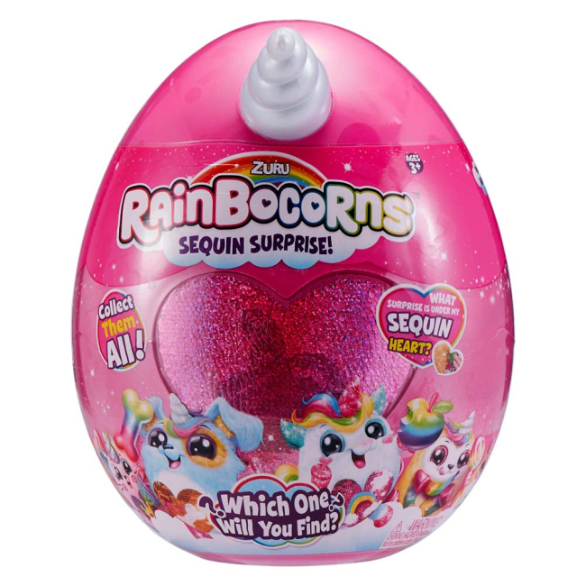 М'які тварини - М'яка іграшка-сюрприз Rainbocorns Реінбокорн-D 28 см (9201D)#3