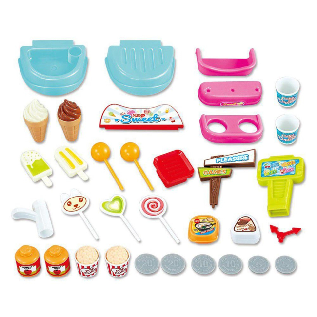 Наборы профессий - Игрушечный набор Shantou Jinxing Кондитерская тележка 38 деталей (668-43)#2