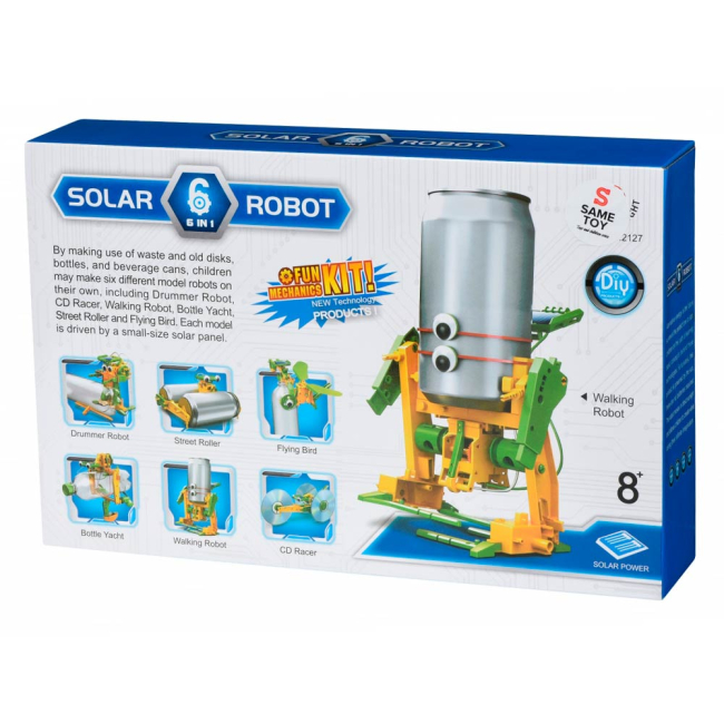 Конструктори з унікальними деталями - Робот-конструктор Same Toy Екобот 6 в 1 (2127UT)#3