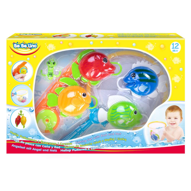 Игрушки для ванны - Набор игрушек BeBeLino Рыболовство (58077)#2