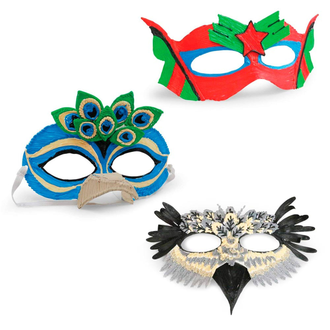 3D-ручки - Набір аксесуарів для 3D-ручки 3Doodler Start Маскарад (8SMKMASK3R)#2