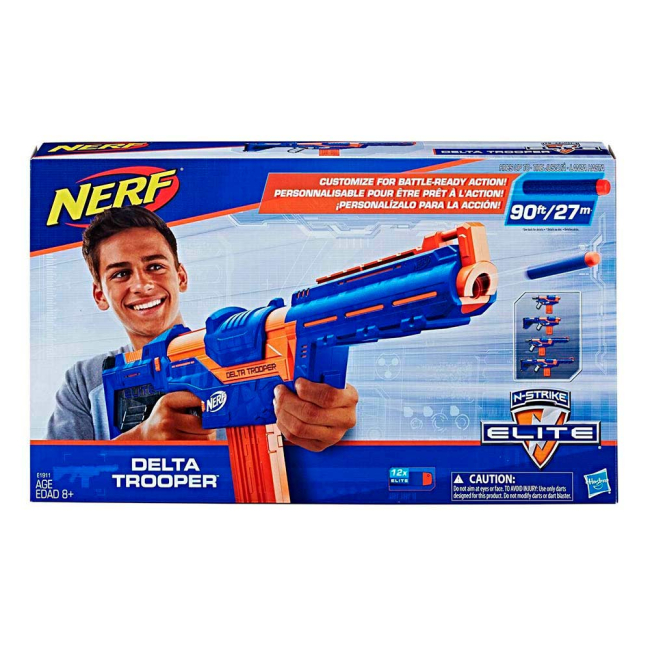 Помповое оружие - Бластер игрушечный Nerf Elite Delta Trooper (E1911)#4