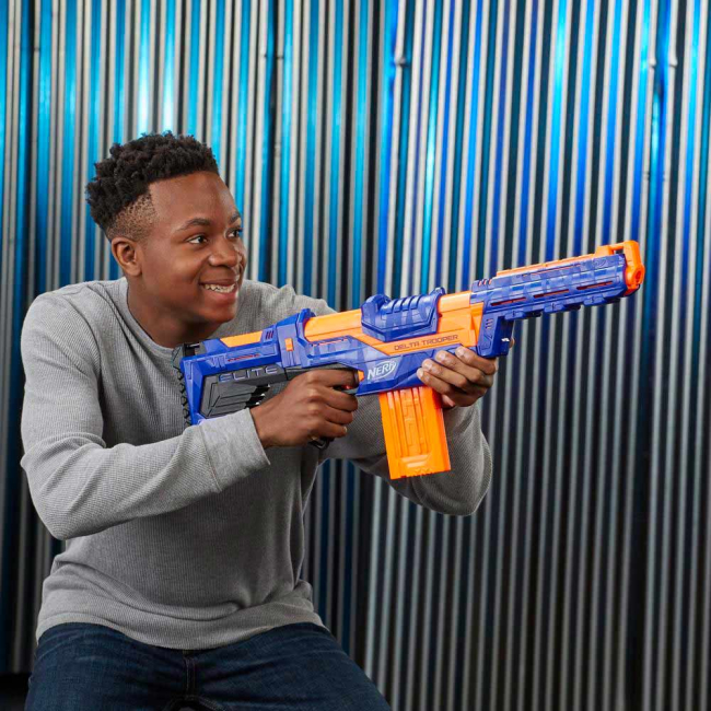 Помповое оружие - Бластер игрушечный Nerf Elite Delta Trooper (E1911)#5