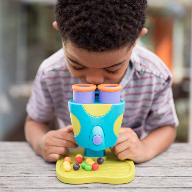 Научные игры, фокусы и опыты - Игрушечный микроскоп Educational Insights Геосафари (EI-5112)#5