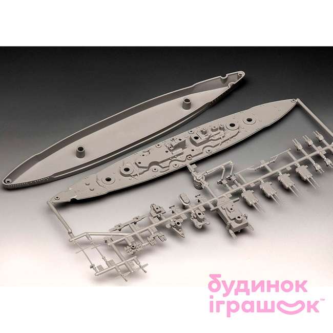 3D-пазлы - Сборная модель корабля Revell Tirpitz 1:1200 (05822)#5
