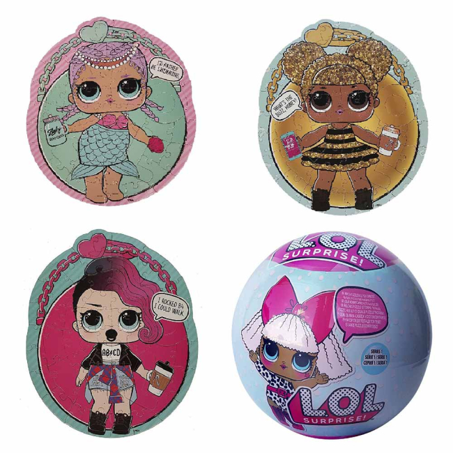 Пазли - Пазл фігурний Spin Master Лялька LOL Surprise зі стікерами для прикрашання 60 деталей (SM98349/6042054)#2