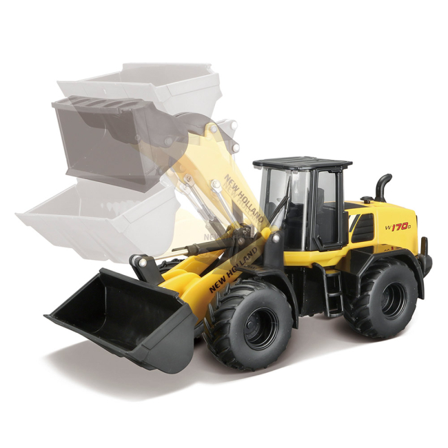 Транспорт и спецтехника - Экскаватор Bburago Construction New Holland W170D (18-32083)#2