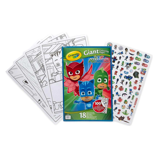 Товари для малювання - Розмальовка з наклейками Crayola Герої в масках (04-0418)#2