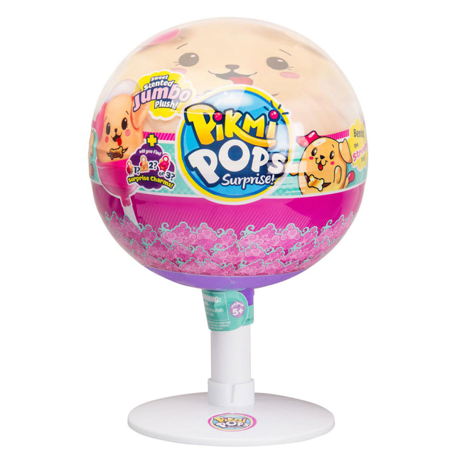 Мягкие животные - Мягкая игрушка-сюрприз Pikmi Pops S2 Собачка Бенто 20 см (75178)#3