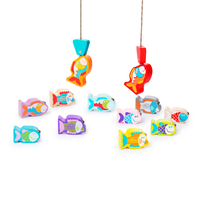 Розвивальні іграшки - Дерев’яна іграшка Cubika Риболовля (13739)#2