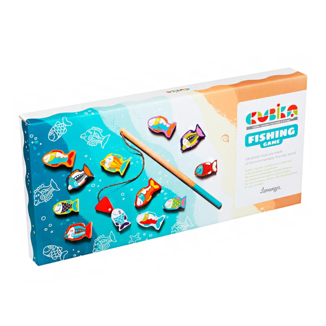 Розвивальні іграшки - Дерев’яна іграшка Cubika Риболовля (13739)#3